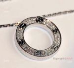 Cartier Love Diamond Pendant Necklace - Best Replica